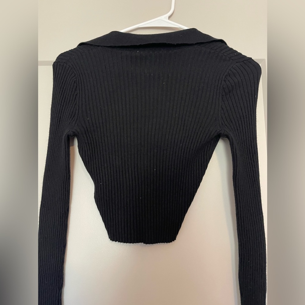H&M Collared Ribbed Top - Picture 3 of 4